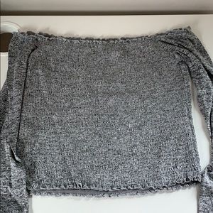 Hollister Lg off the shoulder long sleeve shirt